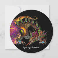DRAGO / DRAGON FANTASTIQUE EN OR ROSE VIOLET NOIR
