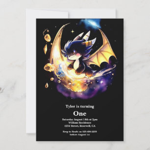 Invitation Dragon 1er anniversaire
