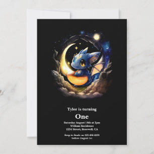Invitation Dragon 1er anniversaire