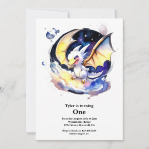 Invitation Dragon 1er anniversaire