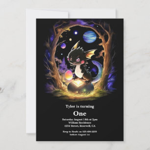 Invitation Dragon 1er anniversaire