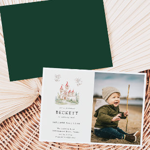 Invitation Dragon Castle Thème Anniversaire Photo