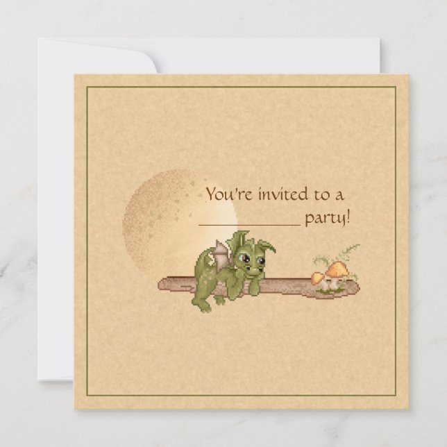 Invitation Dragon de rêve (Devant)