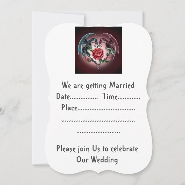 Invitation Dragon Love (Devant)