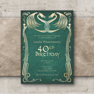 Invitation Dragon Viking Celtique 40e anniversaire