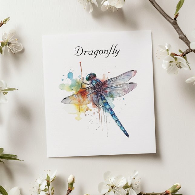 Invitation Dragonfly colorée personnalisable (Créateur téléchargé)
