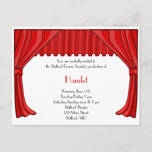 Invitation dramatique et théâtrale