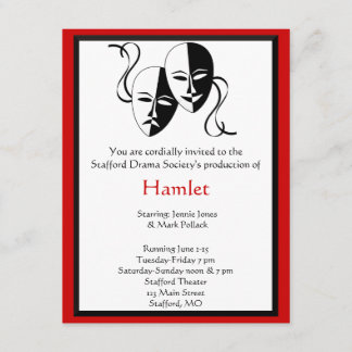 Invitation dramatique et théâtrale