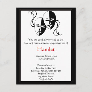 Invitation dramatique et théâtrale