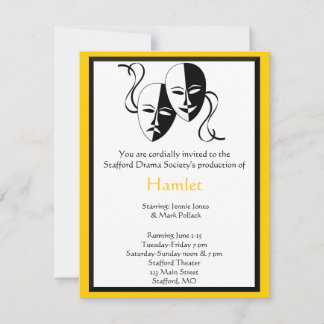 Invitation dramatique et théâtrale