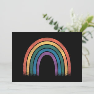 Invitation Drapeau arc-en-ciel LGBTQ Fierté gay Sensibilisati