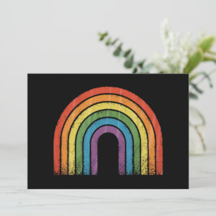 Invitation Drapeau arc-en-ciel LGBTQ Fierté gay Sensibilisati
