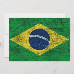 Invitation drapeau brasil