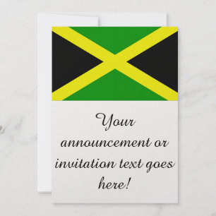 Invitation Drapeau de la Jamaïque