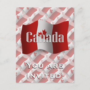 Invitation Drapeau du Canada