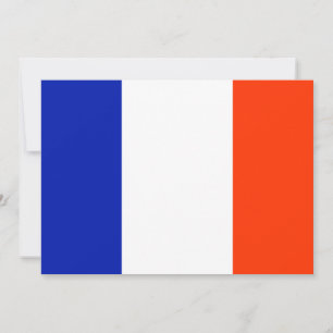 Invitation drapeau français