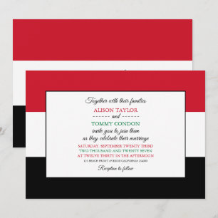 Invitation Drapeau irakien, Drapeau irakien Mariage