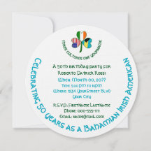 Drapeau irlandais bahaméen Shamrock Anniversaire