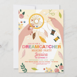 Invitation Dreamcatcher Fabriquant des Artisanats Perles Anni