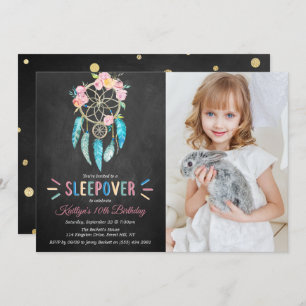 Invitation Dreamcatcher Sleepover N'importe quel âge Annivers