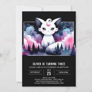 Invitation Dreamestic Majestic Chat Anniversaire