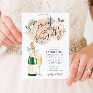 Invitation Dreamy Floral V2 Brunch & Bubbly