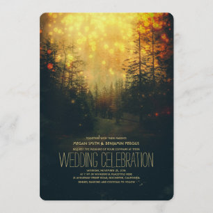 Invitation Dreamy Forest String Mariage