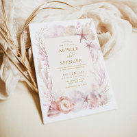 Dreamy Ocean Mariage Tropical Pastel Corals Beach