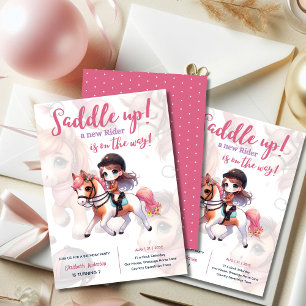 Invitation Dressage Rider Horse Girl Birthday Party