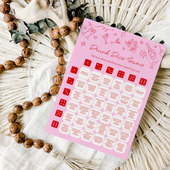 Invitation Drinking Game for Hen Party, Bachelorette Game (Créateur téléchargé)