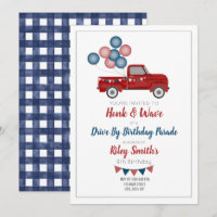 Drive By Birthday Social Distance Party Rouge