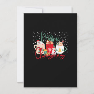 Invitation Drôle café de Noël pour femmes Sweets Hiver Cof