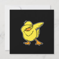 Drôle Dabbing Canard Canard Aquatique Oiseau Amant