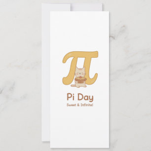 Invitation Drôle d'animal pour le jour de Pi avec tarte – Cad