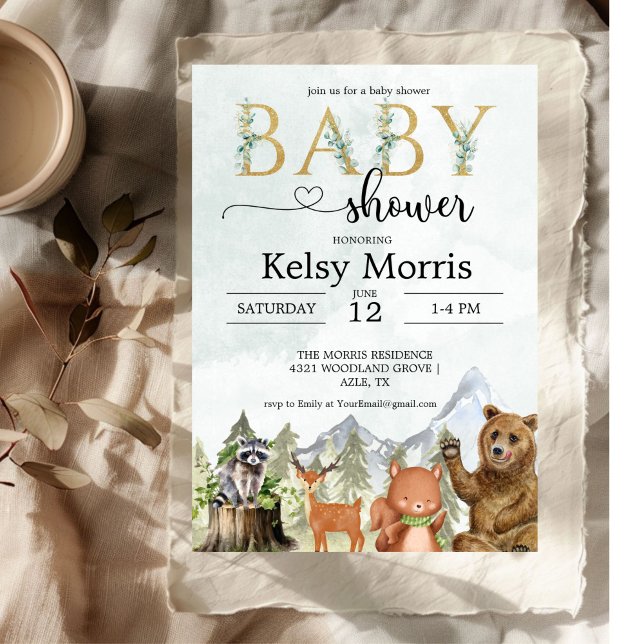 Invitation drôle de baby shower sur le thème de la (Créateur téléchargé)