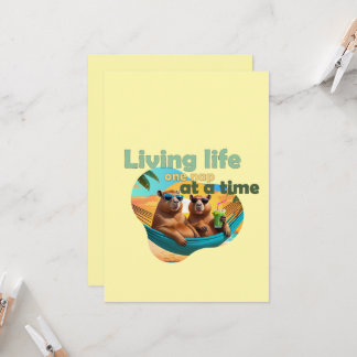 Invitation drôle de capybara, cadeau, mignon capybara, ne pas