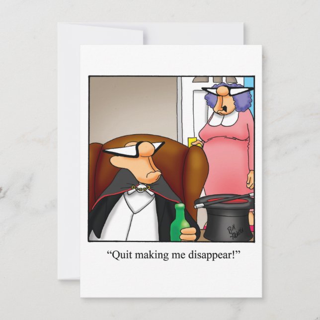 Invitation drôle de fête d'anniversaire de mariage (Devant)