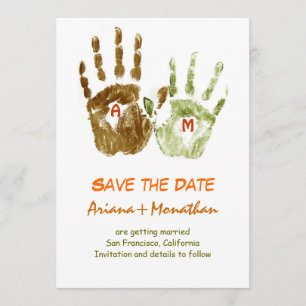 invitation drôle de sauvegarde de la date avec les