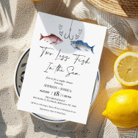 Drôle Deux Poissons Moins Dans La Mer Couples Mari