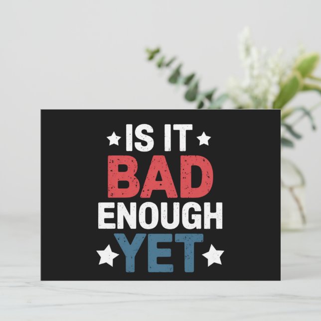 Invitation Drôle Est-Il Assez Mal Et Pourtant Patriotique Pol (Debout devant)