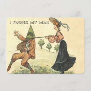 Invitation Drôle, j'ai trouvé mon homme