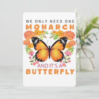 Invitation Drôle, nous n'avons besoin que d'un monarque et c'