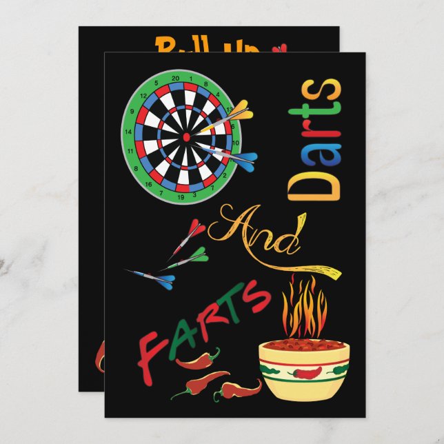 Invitation Drôle papa à être douche - Fesses et pains (Devant / Derrière)