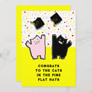 Invitation Drôle Parti de Graduation