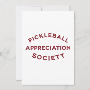 Invitation Drôle Pickleball Dit