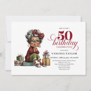 Invitation drôle pour un 50ème anniversaire, Vieil