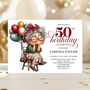 Invitation drôle pour une fête d'anniversaire de 5