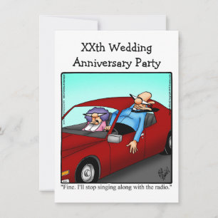 Invitation drôle pour une fête d'anniversaire de m