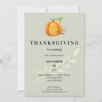 Drôle Thanksgiving arrive ! Citrouille du dîner V3