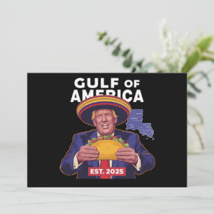 Invitation Drôle Trump Golfe De Nous Amérique 2025 Trump 